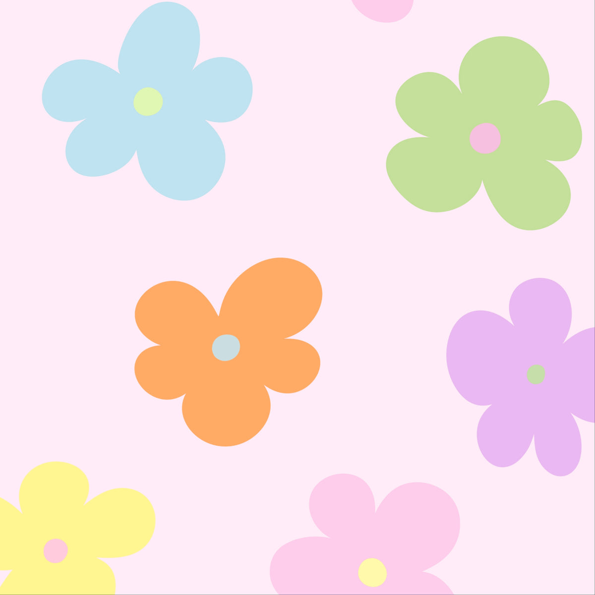Flower Crush Scrub Top