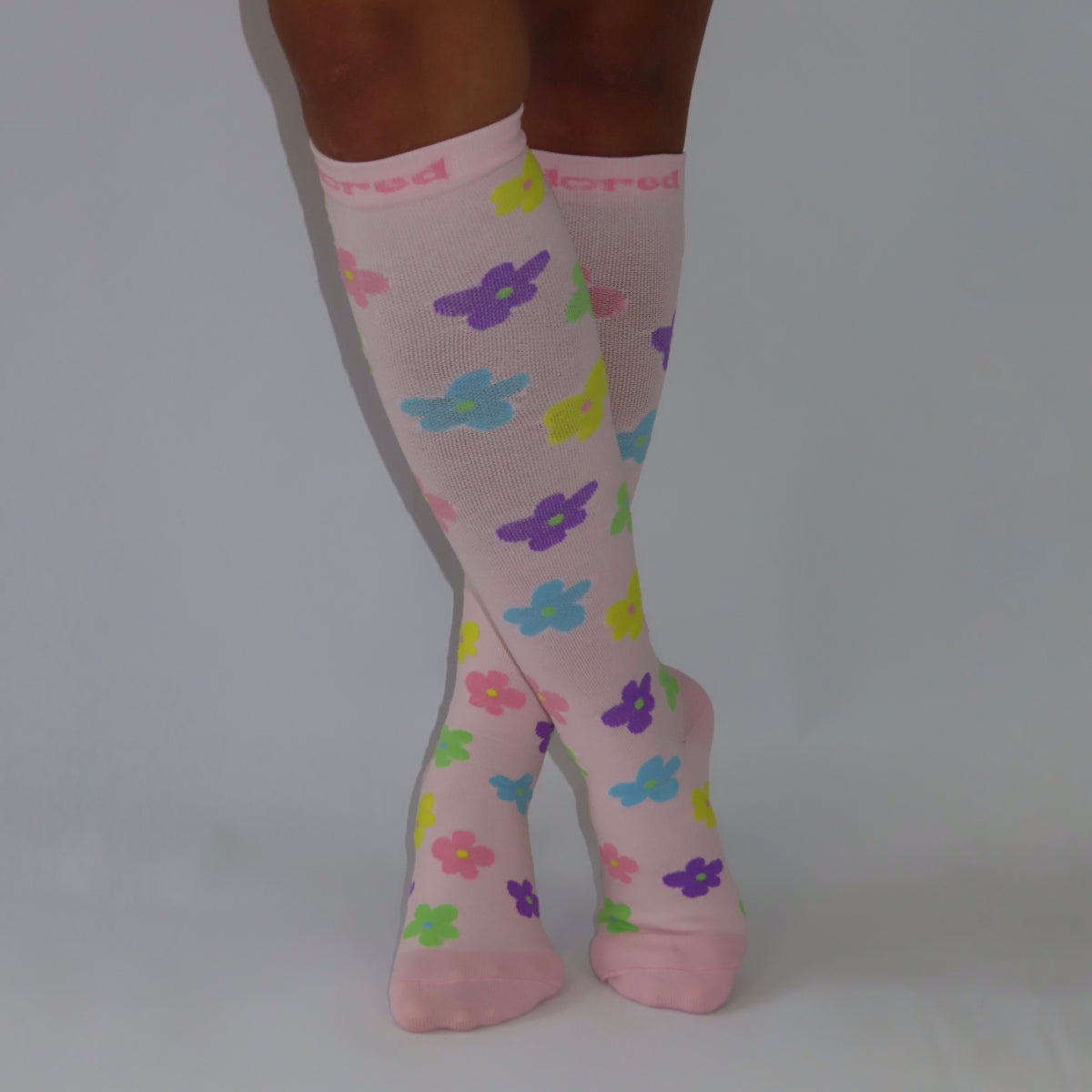 Flower Crush Compression Socks
