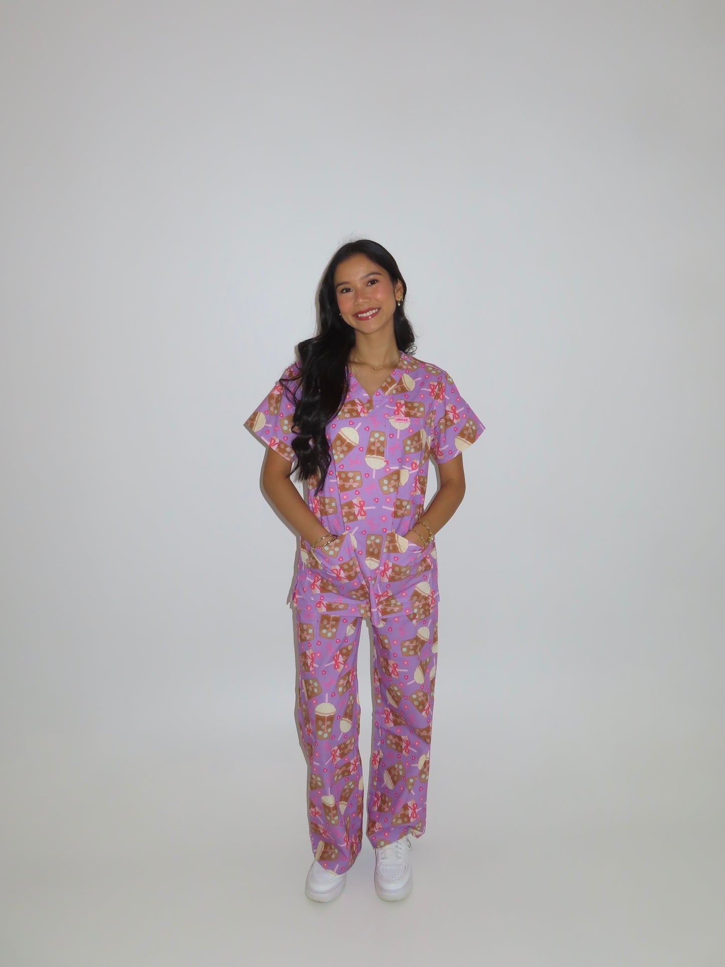 COFFEE O'CLOCK SCRUB SET