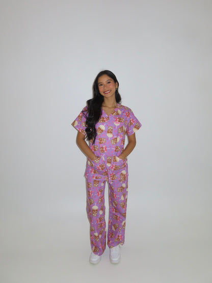 COFFEE O'CLOCK SCRUB SET