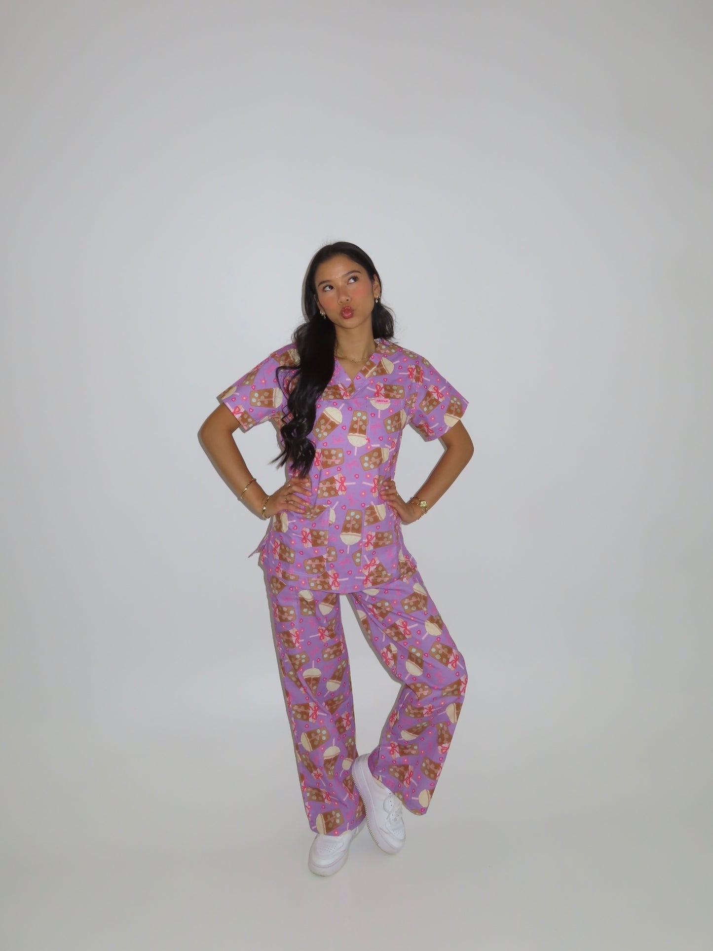 COFFEE O'CLOCK SCRUB SET