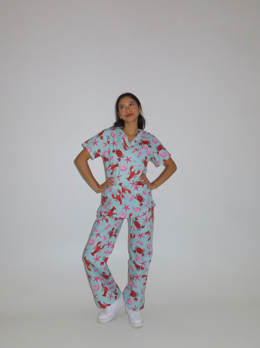 UNDER THE SEA SCRUB SET