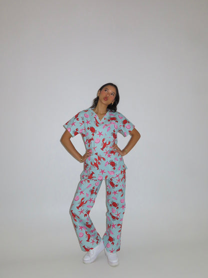 UNDER THE SEA SCRUB SET