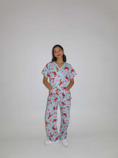 UNDER THE SEA SCRUB SET