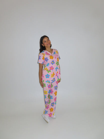 FLOWER CRUSH SCRUB SET