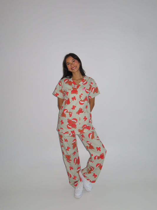 JINGLE BEAR SCRUB SET (PRE-ORDER! Estimate Shipping: mid-end November)