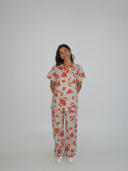 JINGLE BEAR SCRUB SET (PRE-ORDER! Estimate Shipping: mid-end November)