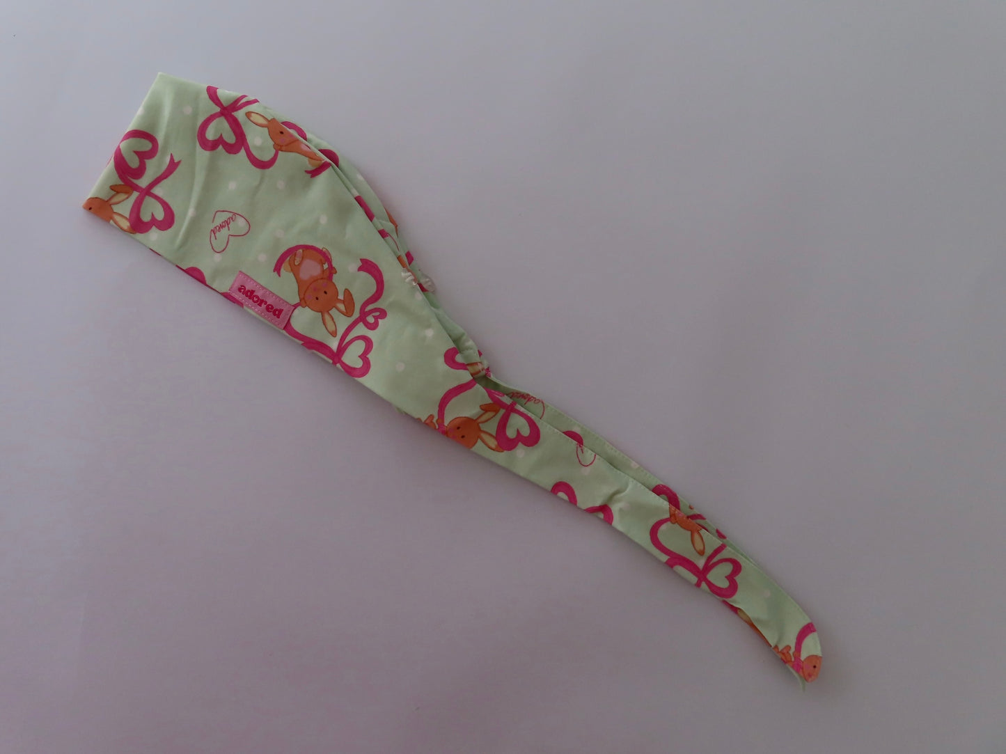 Be Mine Bunny Scrub Cap