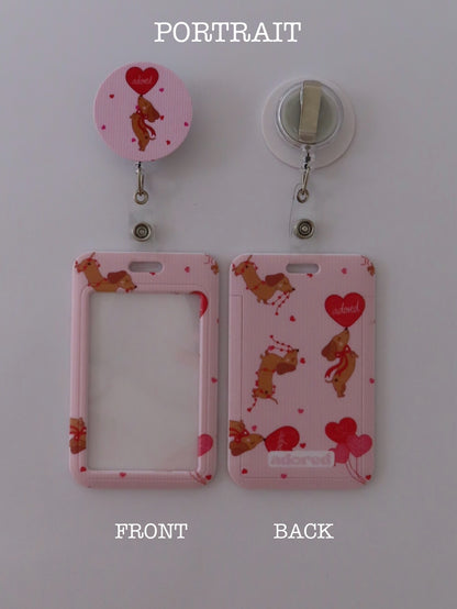Puppy Love ID Card Holder & Retractable Reel
