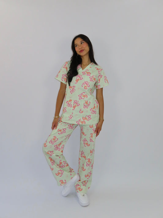 Be Mine Bunny Scrub Set