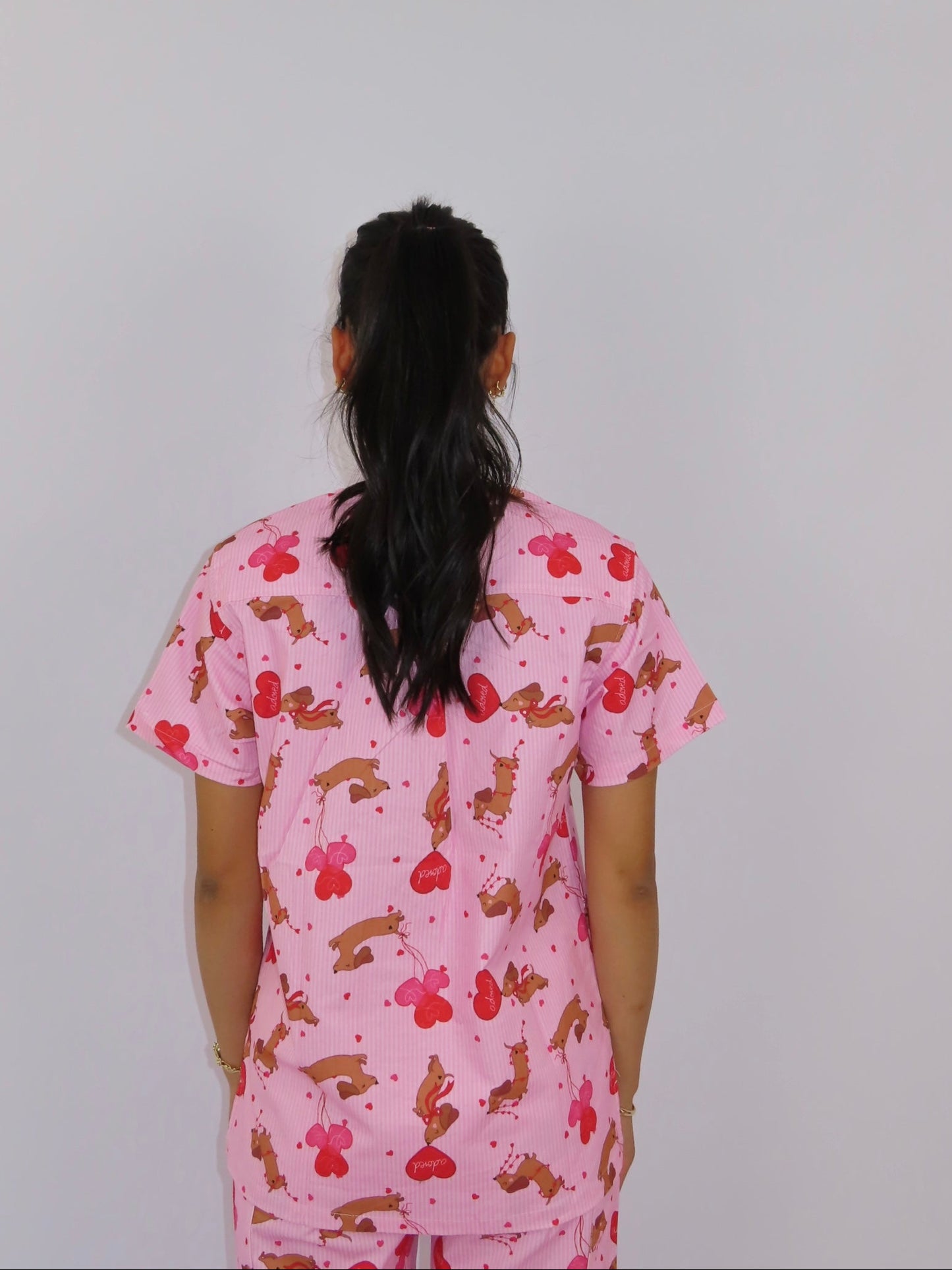 Puppy Love Scrub Top