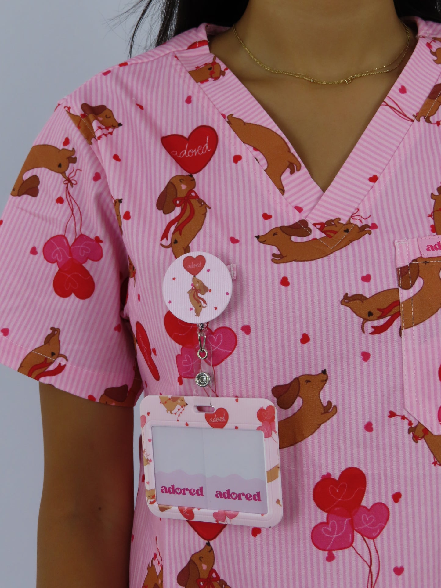 Puppy Love ID Card Holder & Retractable Reel