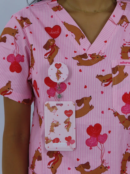 Puppy Love ID Card Holder & Retractable Reel