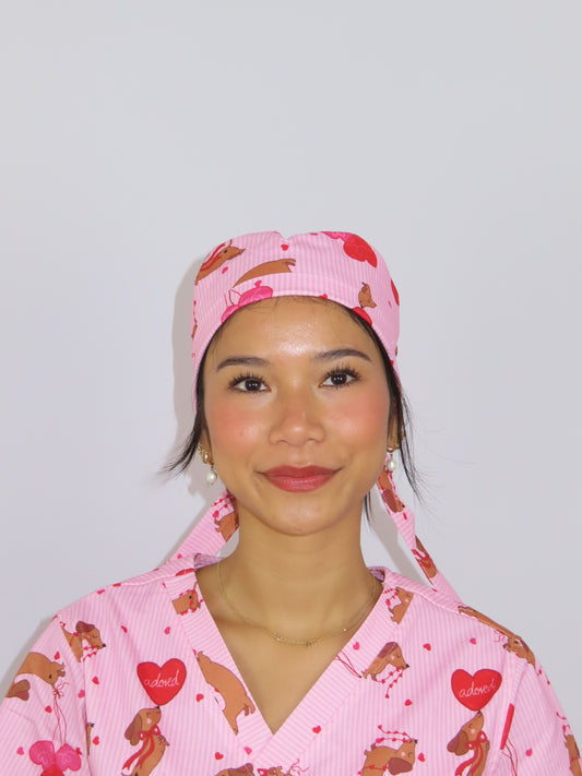 Puppy Love Scrub Cap