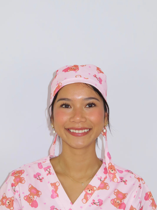Beary Sweet Scrub Cap