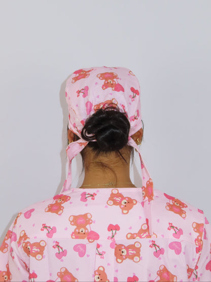 Beary Sweet Scrub Cap