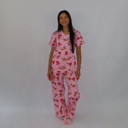 Puppy Love Scrub Set