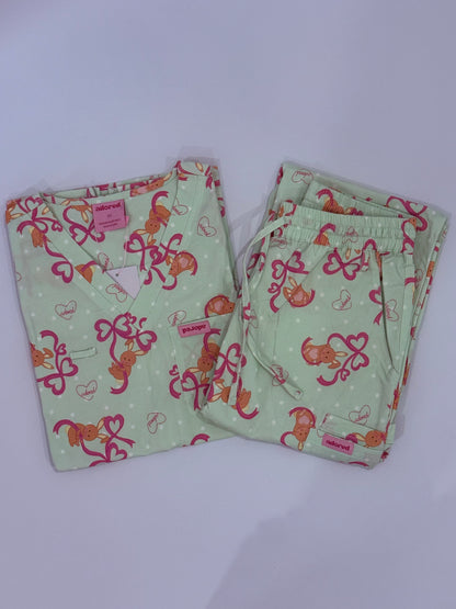 Be Mine Bunny Scrub Set
