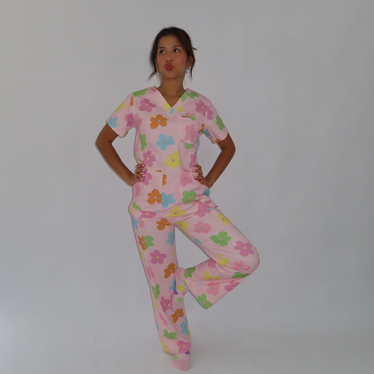 Flower Crush Scrub Set