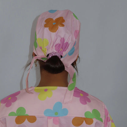 Flower Crush Scrub Cap