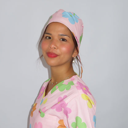 Flower Crush Scrub Cap